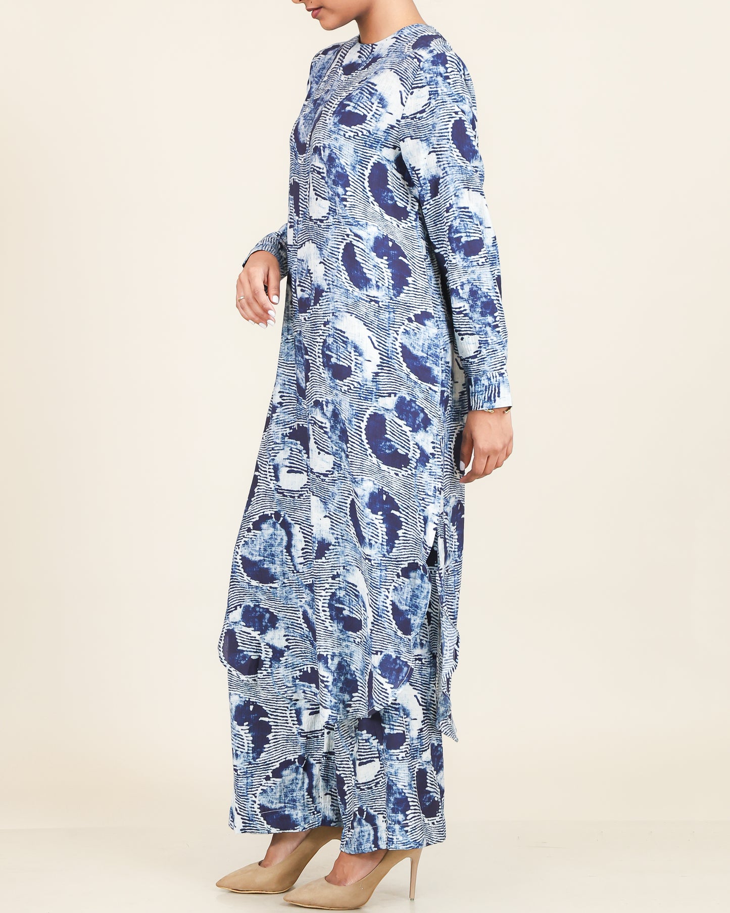 Ocean Ink Textured Co-Ord Set