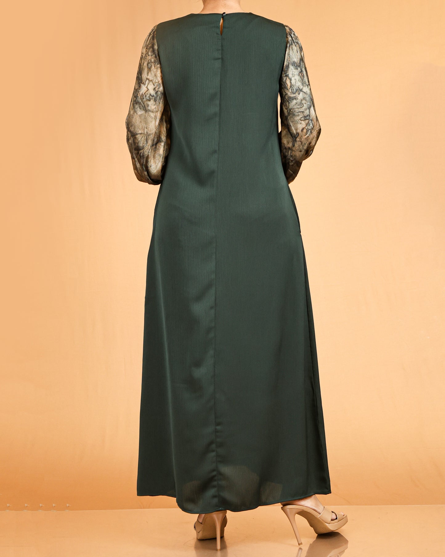 lace long sleeve abaya