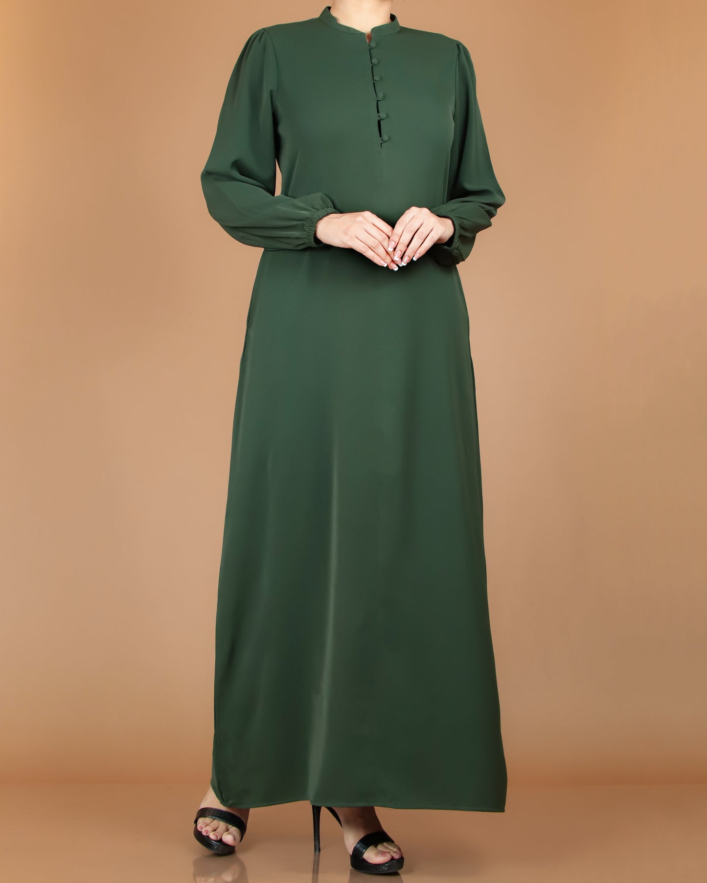 Emerald Grace Full-Length Dress