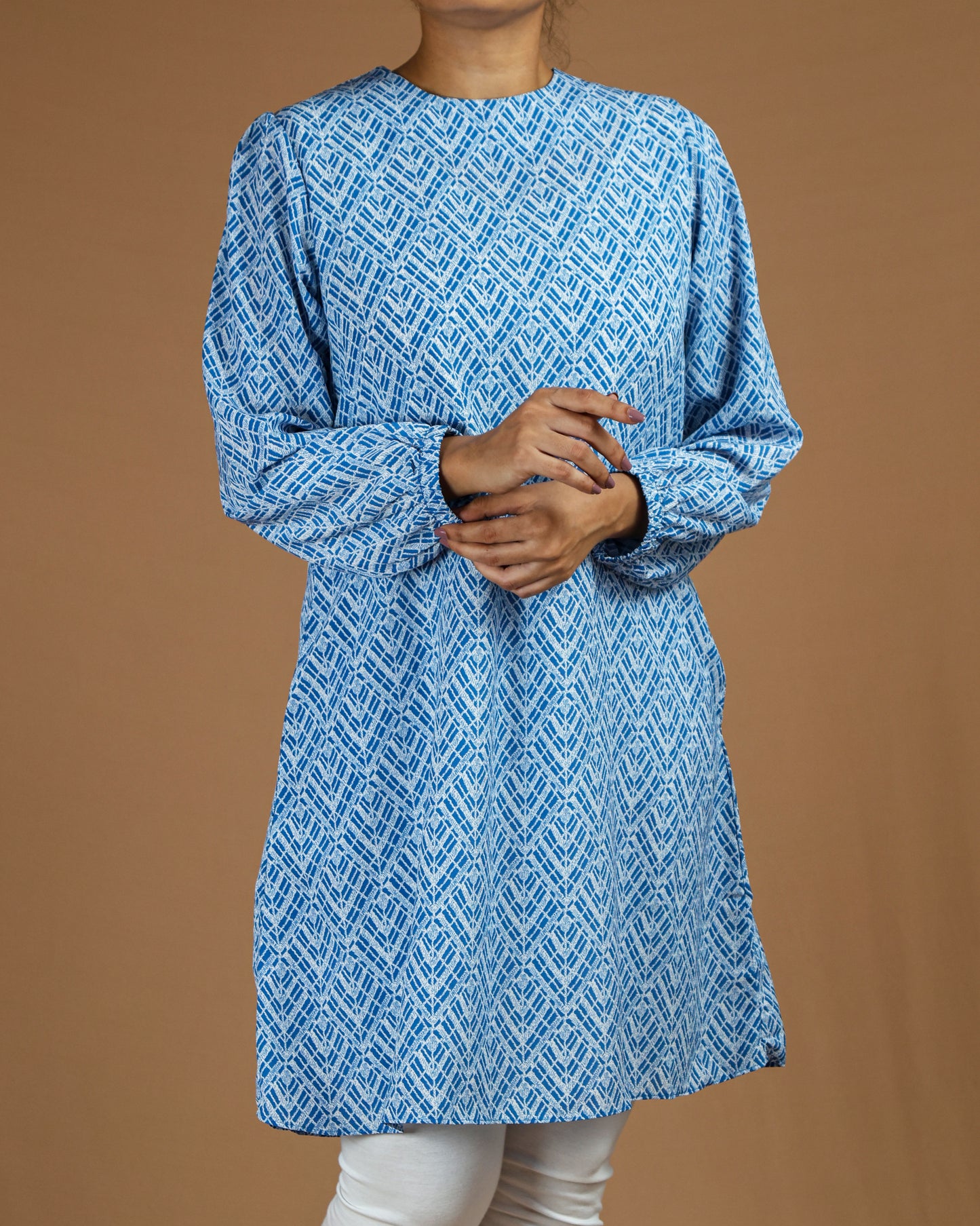 Printed Cotton Kurti – Modest Everyday Elegance