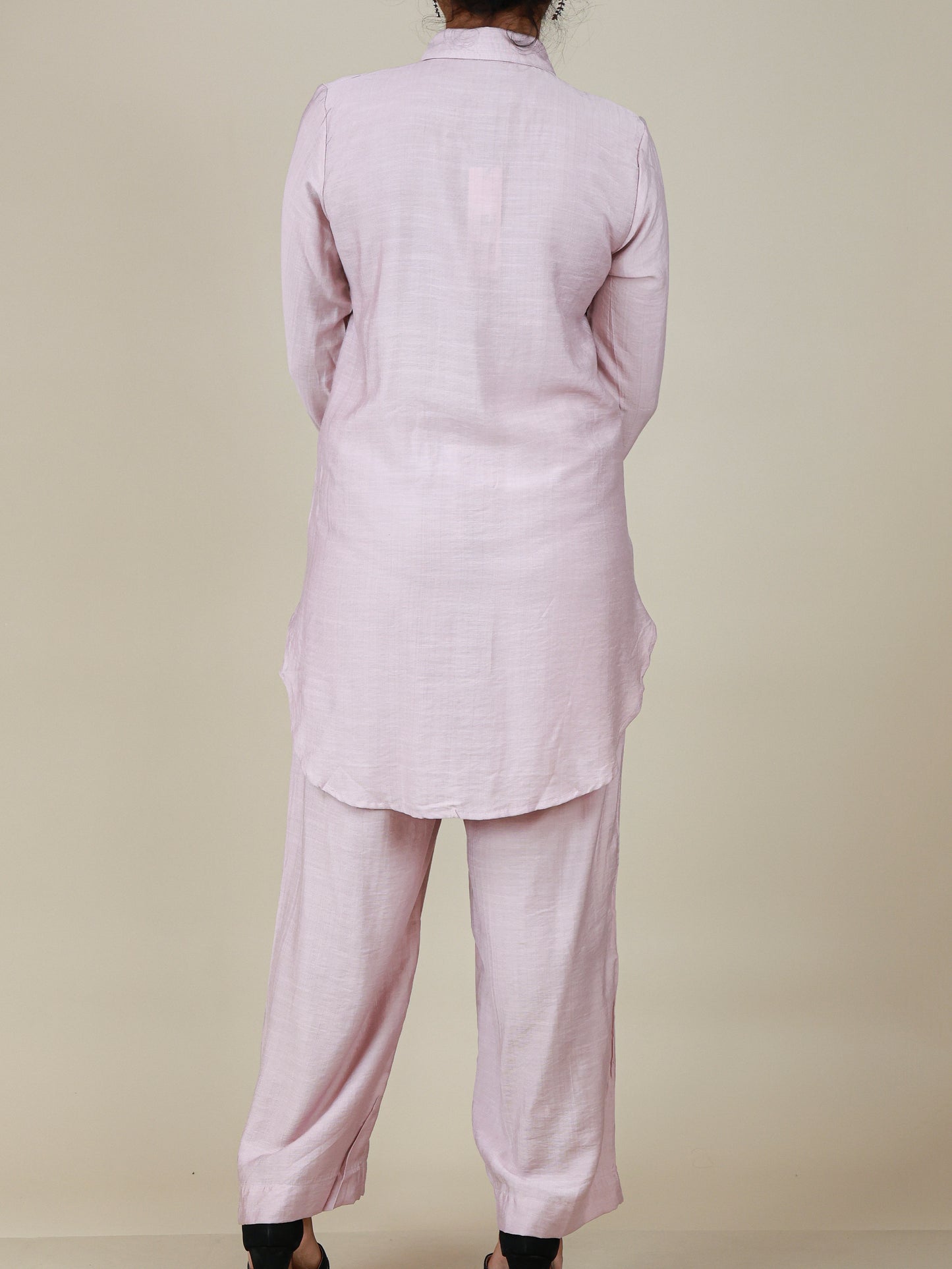 Celeste Blush Pearl Relaxed Co-Ord Set