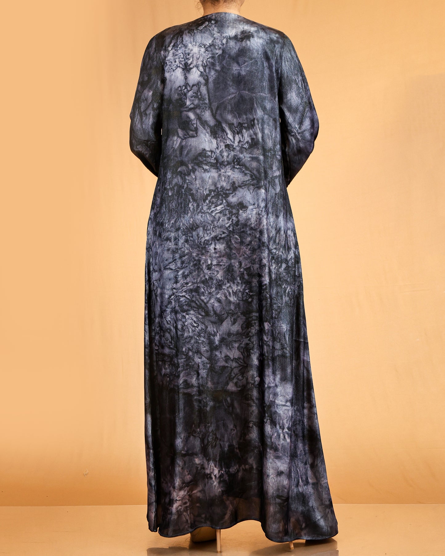 Tie-Dye abaya Coat