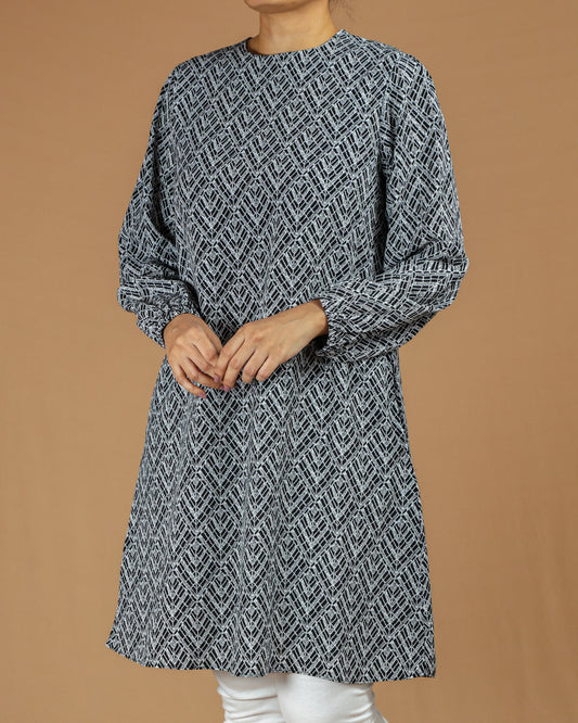 Printed Cotton Kurti – Modest Everyday Elegance
