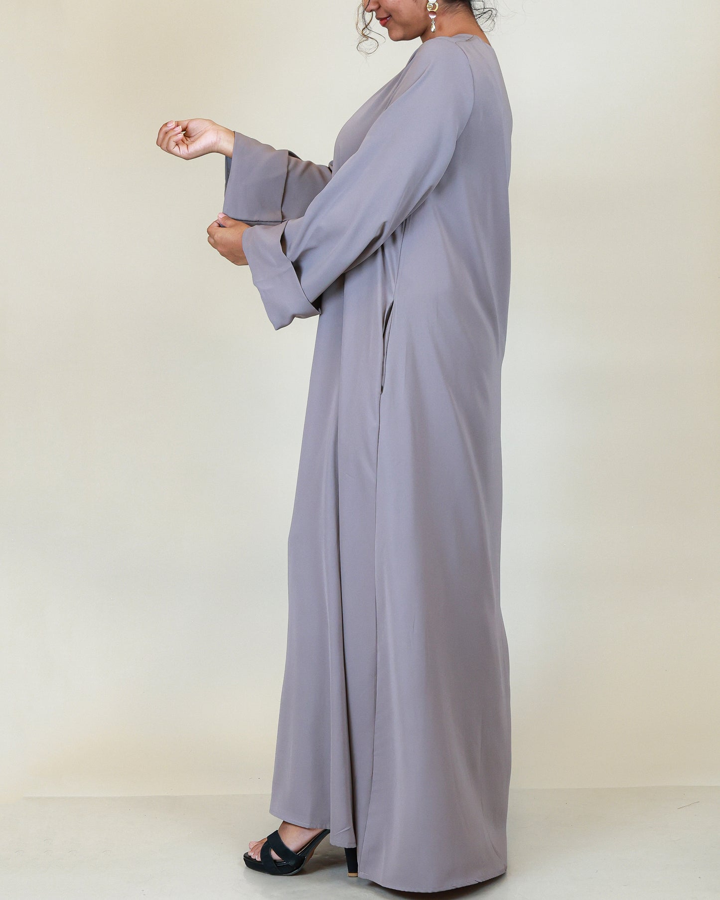 Silver Mist Grace Abaya