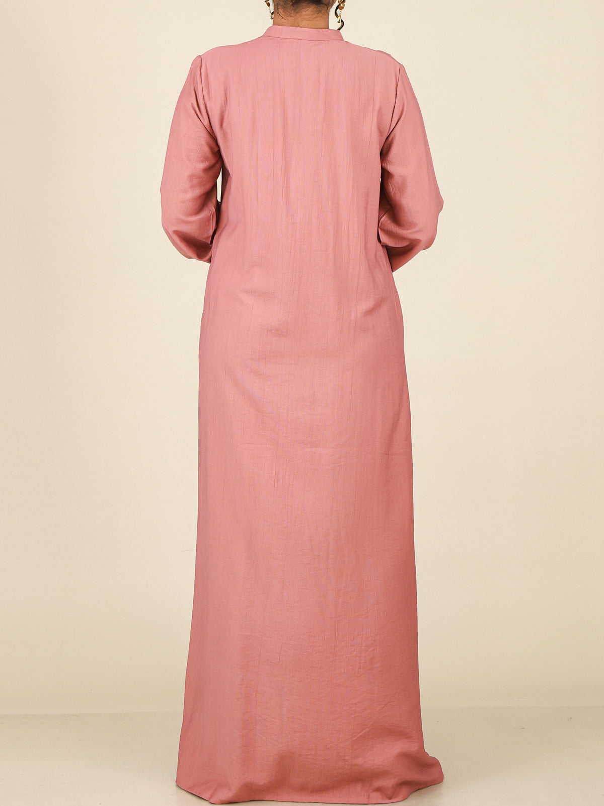 Serene Dusty Rose Mandarin Maxi