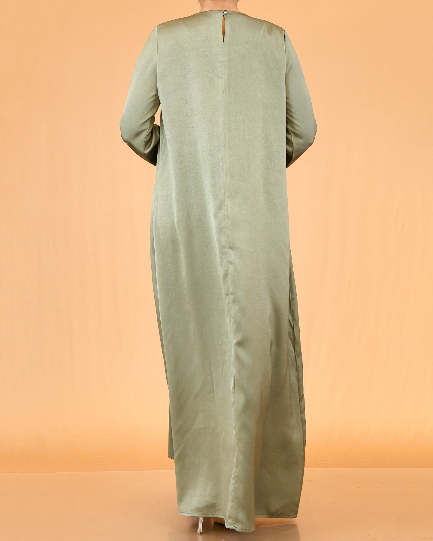 Olive Pleated Abaya