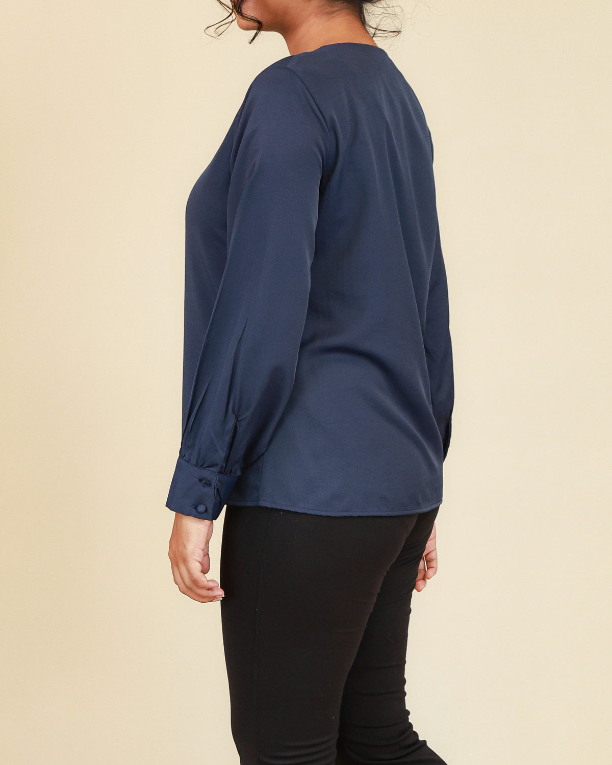 Celeste Navy Blouse