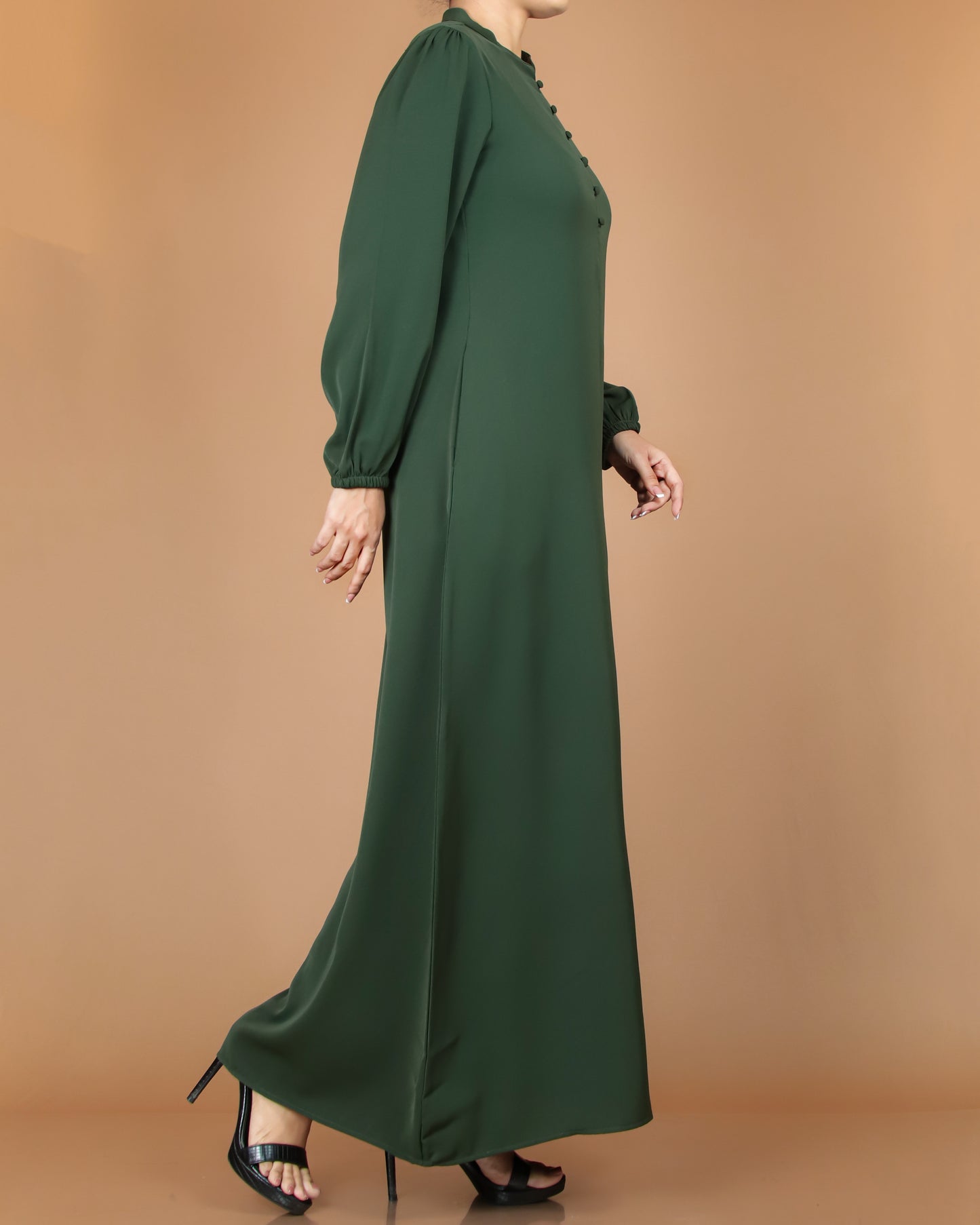 Emerald Grace Full-Length Dress
