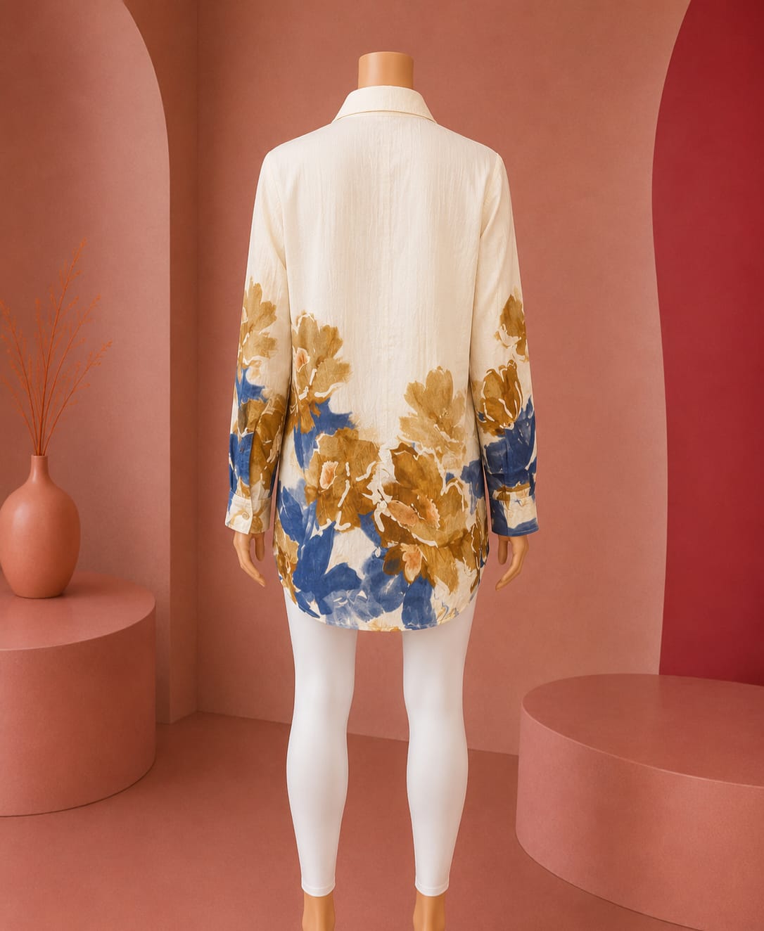 Royal Meadow Botanical Shirt Top