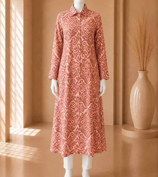 Blush Nomad Shirt Dress