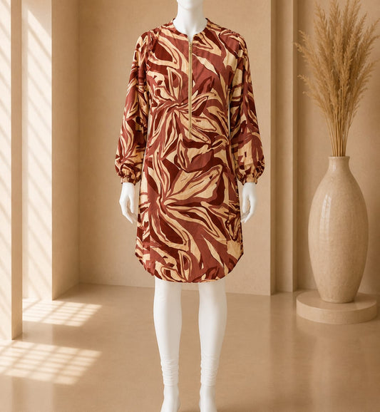 Rust Bloom Zip Midi