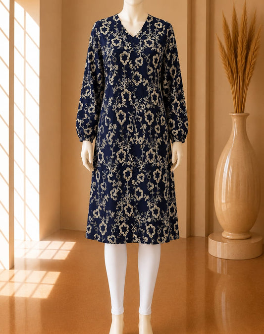 Sapphire Fleur Embroidered Midi