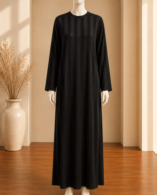 Noir Panel Abaya