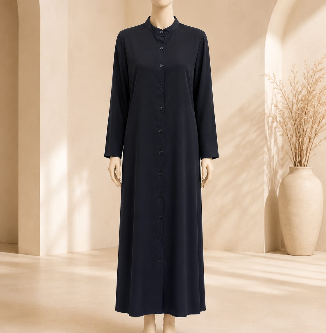 Midnight Mandarin Abaya Maxi