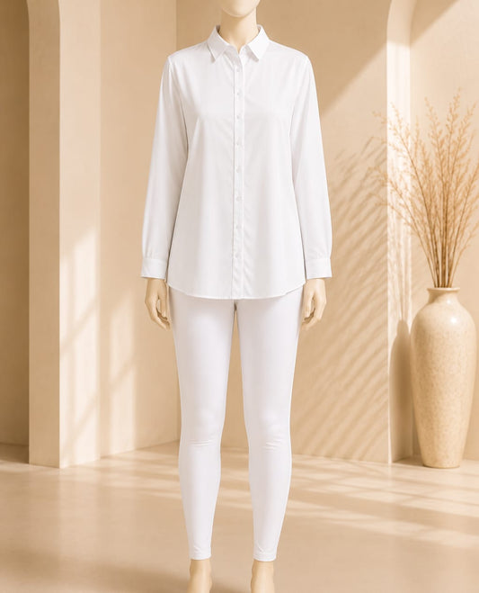 Celeste Classic Shirt – Pure White