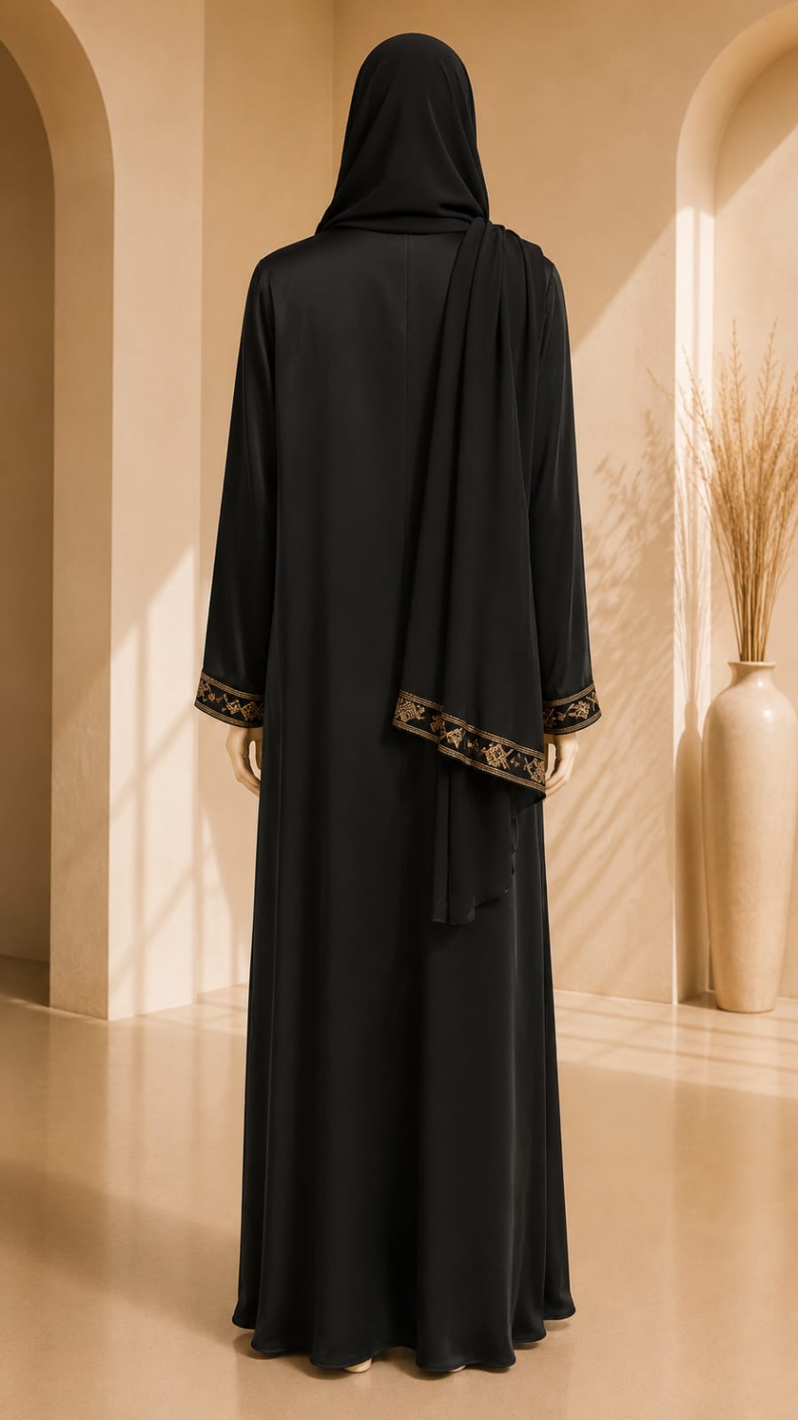 Celestial Trim Open Abaya