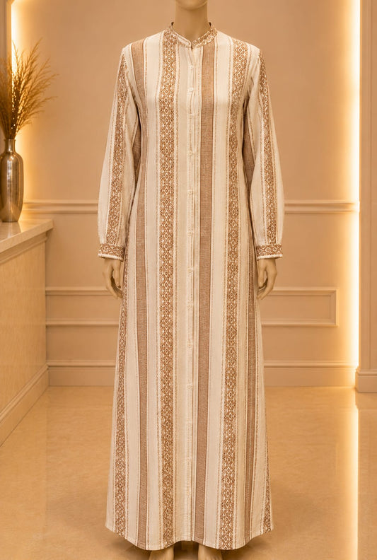Sorella Stripe Maxi – Sand Beige