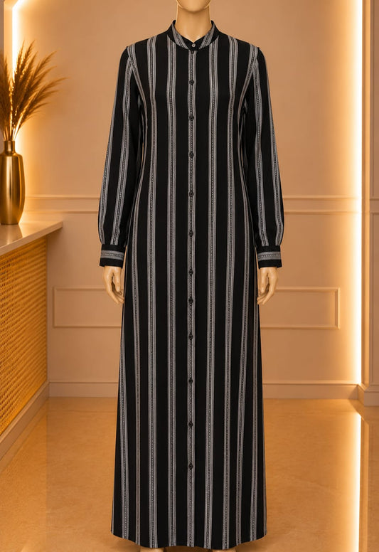Monarque Stripe Maxi – Black