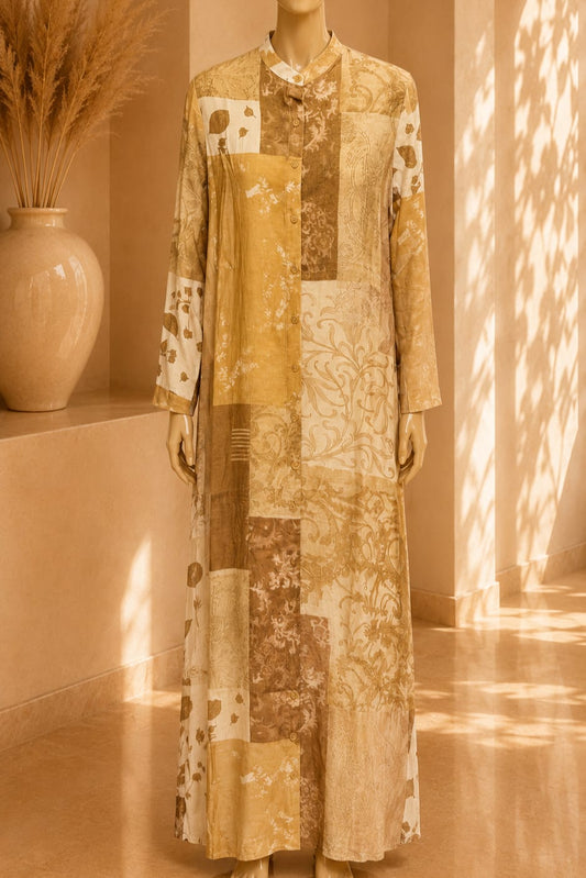 Aurelia Patchwork Maxi – Golden Sand