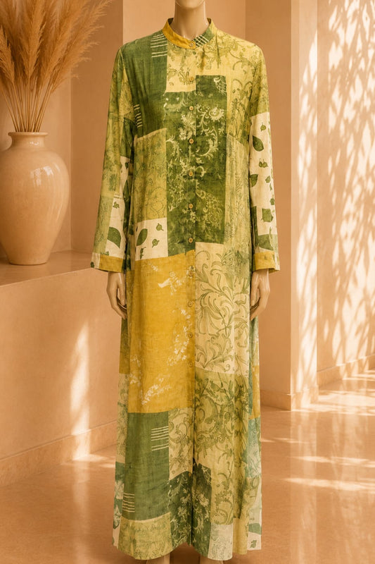 Aurelia Patchwork Maxi – Meadow Green