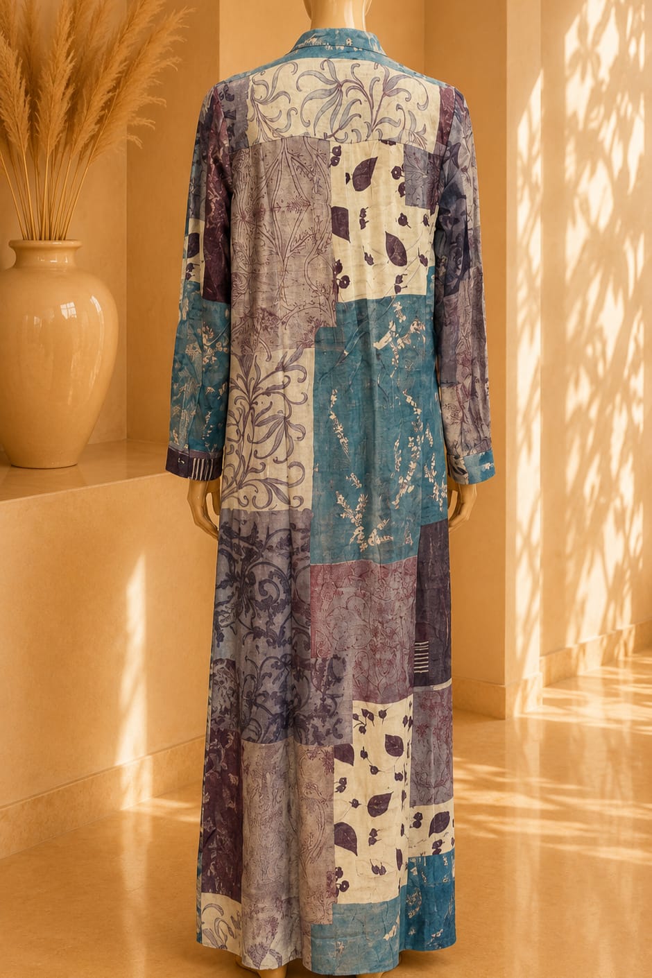 Aurelia Patchwork Maxi – Twilight Plum