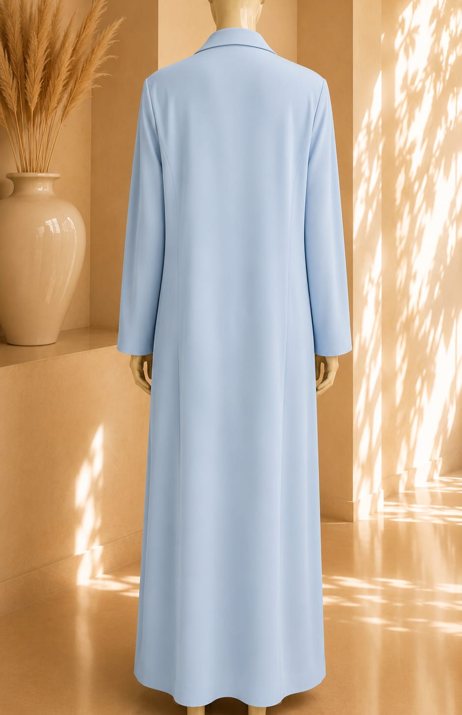 Monarch Tailored Abaya – Powder Blue