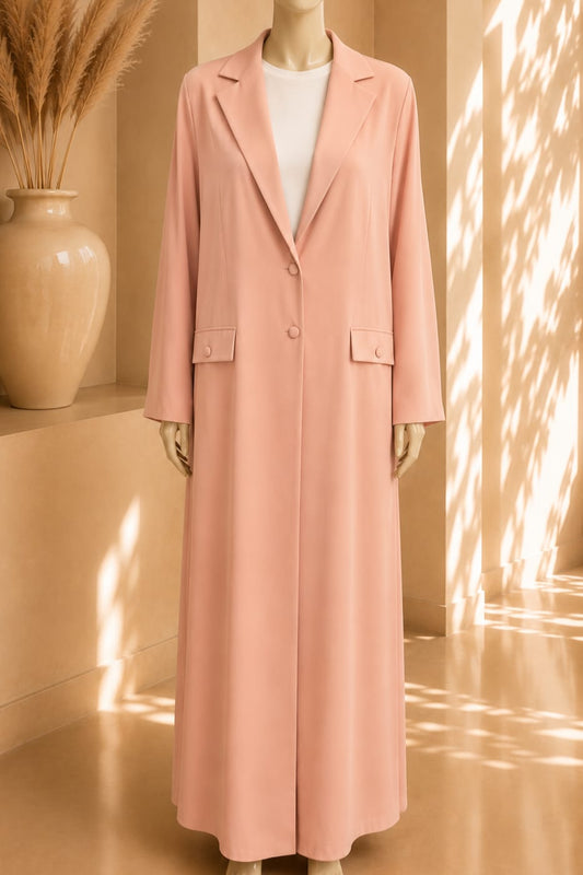 Monarch Tailored Abaya – Blush Rose