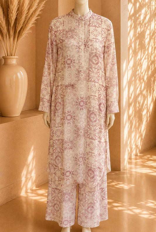 Ravelle Heritage Co Ord Set – Blush Pink