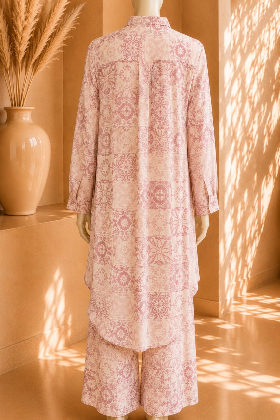 Ravelle Heritage Co Ord Set – Blush Pink