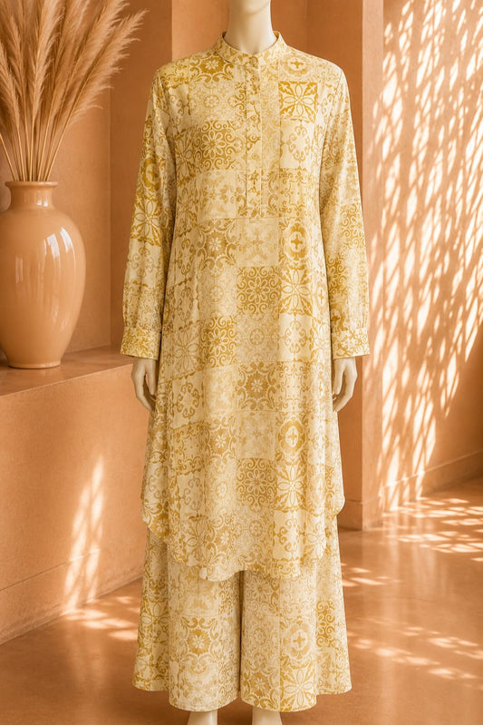 Ravelle Heritage Co Ord Set – Butter Yellow